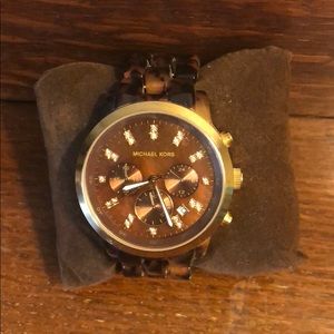 Michael Kors Tortoise Watch